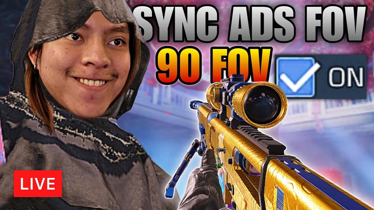 Sniping with 90 FOV SYNC ADS again (CODM Sniper live)